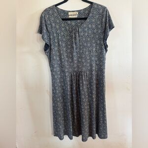 Sea salt Cornwall Carnmoggas Dress Women’s 16 Cactus Flower Print Comfort Beach